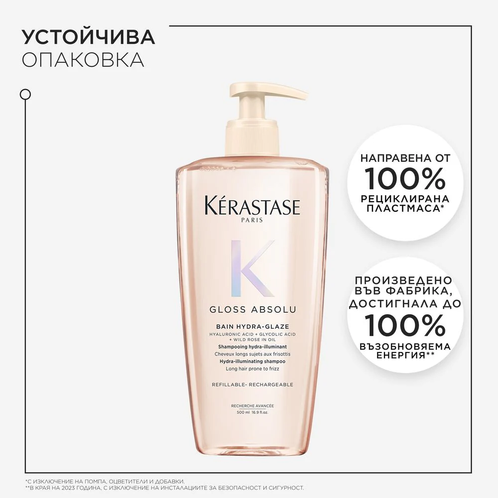 Гланциращ шампоан за дълга и непокорна коса 500 мл - Image 3