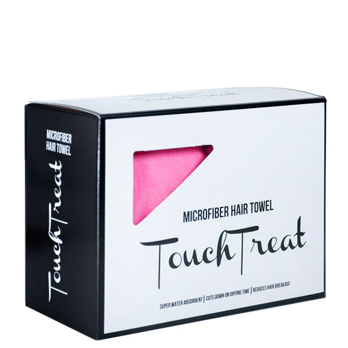 Микрофибърна кърпа за коса Dark Pink - Image 3