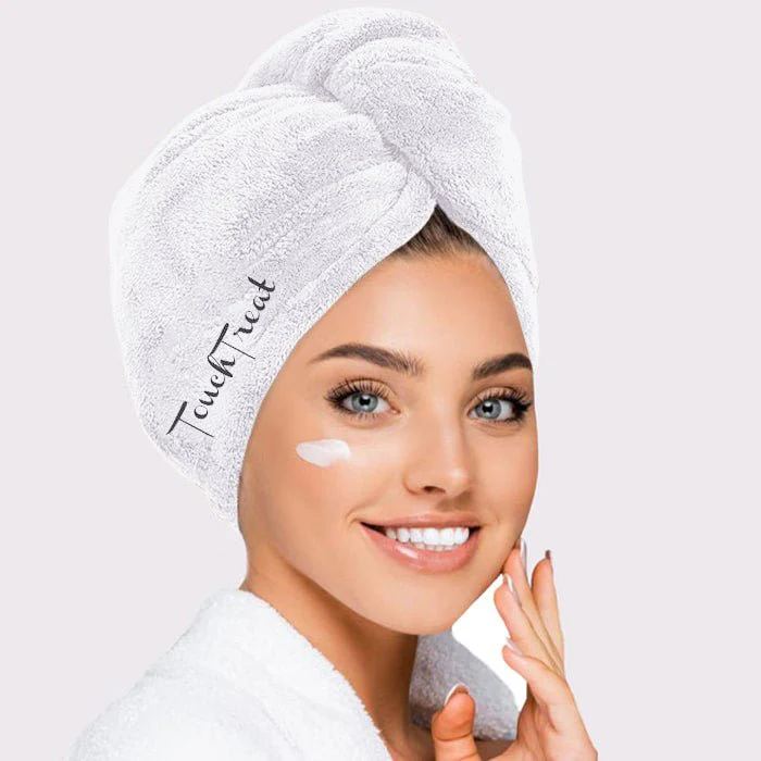 Микрофибърна кърпа за коса White - Image 2