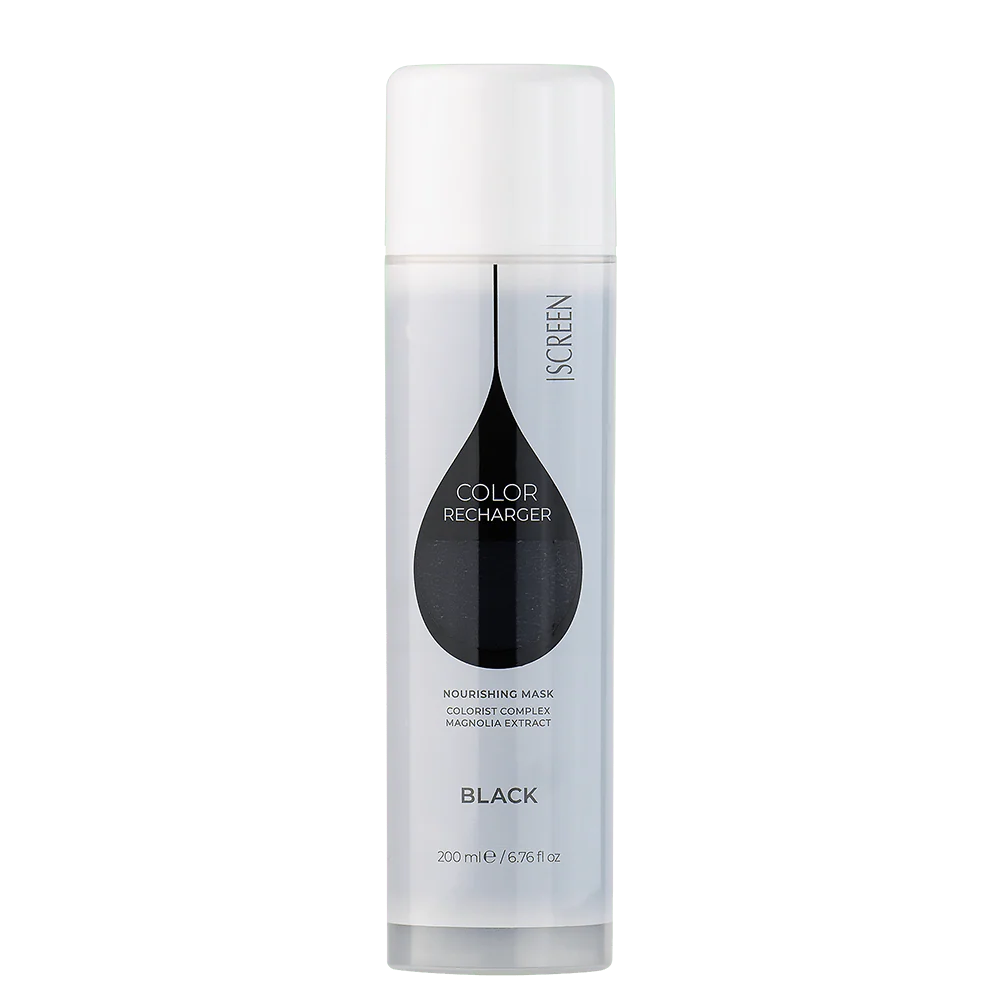 Оцветяваща и подхранваща маска за коса BLACK 200 мл
