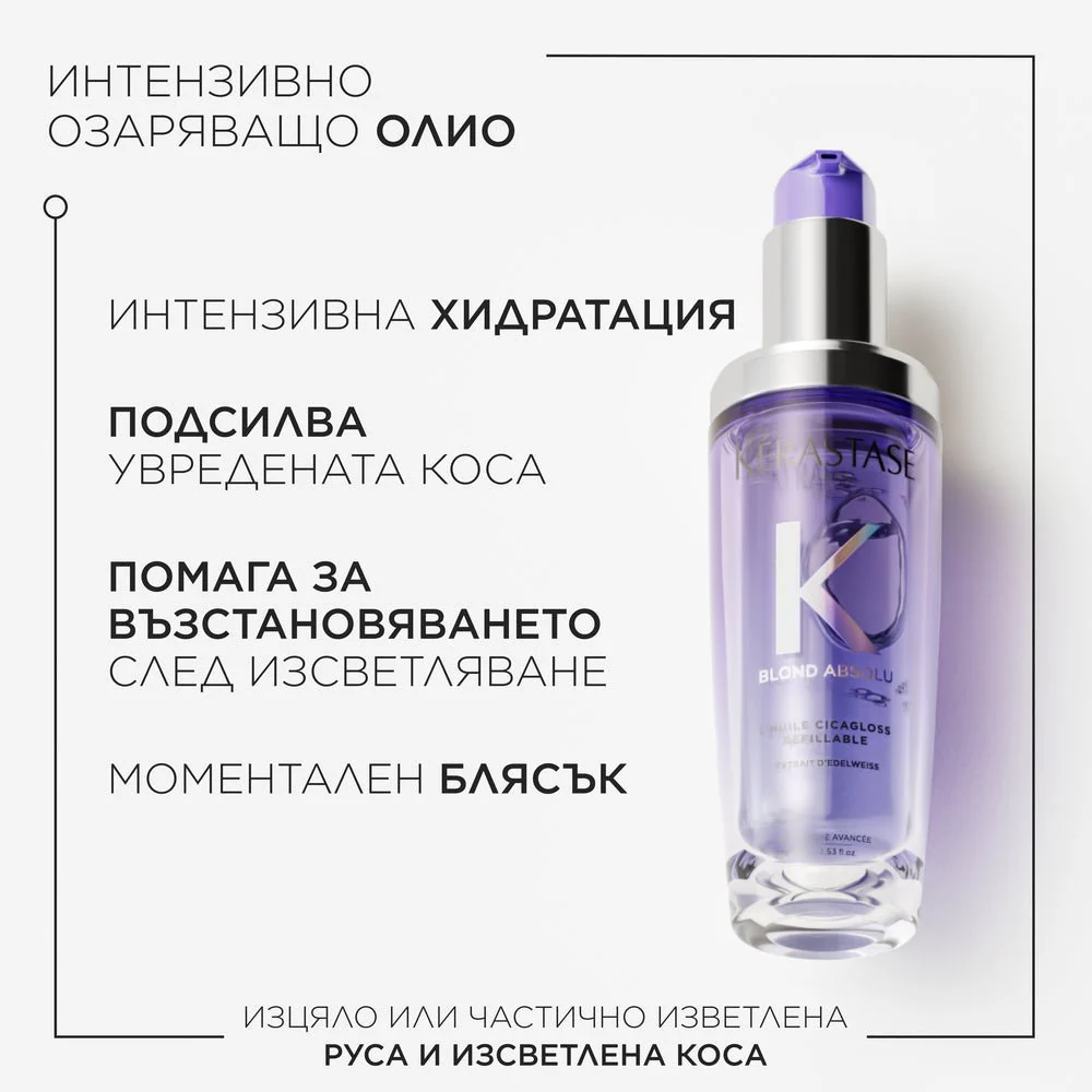 Интензивно озаряващо олио за руса и изсветлена коса 75 мл - Image 4