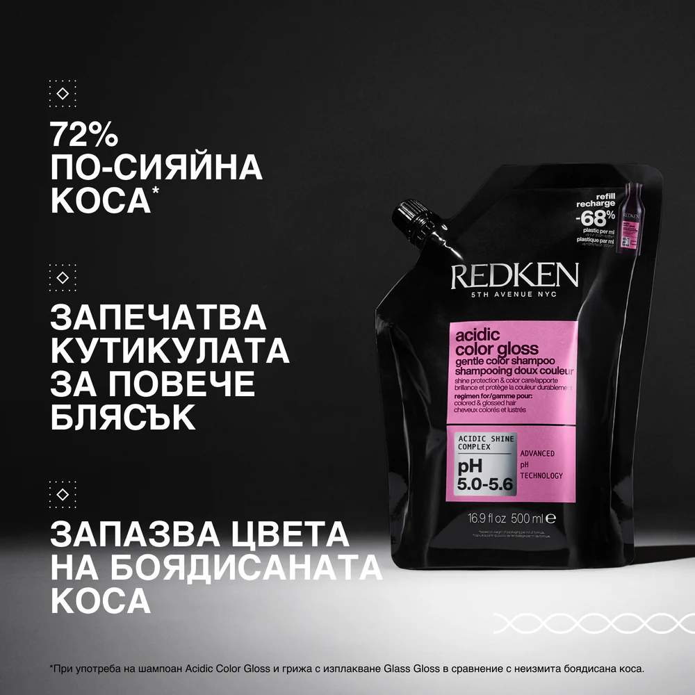 Пълнител шампоан за защита на цвета и блясък на боядисана коса 500 мл - Image 2