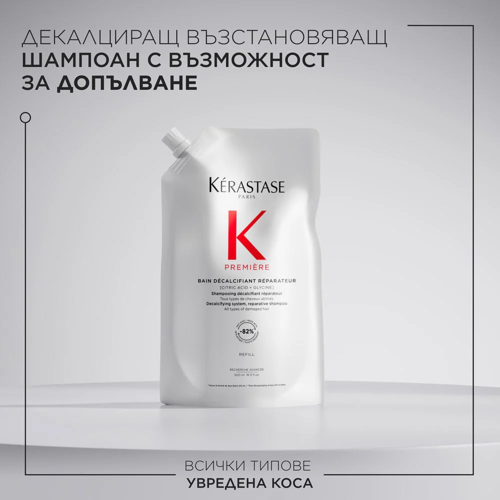 Пълнител за декалциращ възстановяващ шампоан за увредена коса 500 мл - Image 3