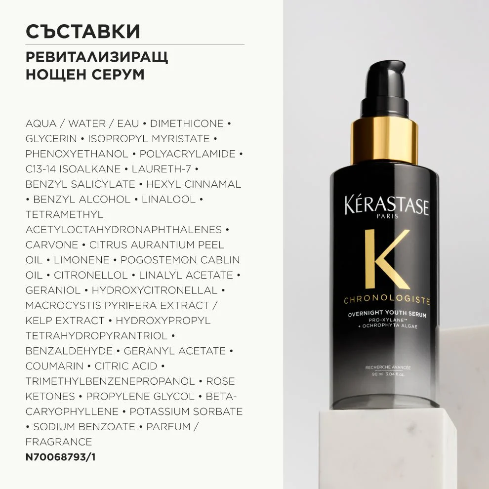 Ревитализиращ нощен серум за коса 90 мл - Image 9