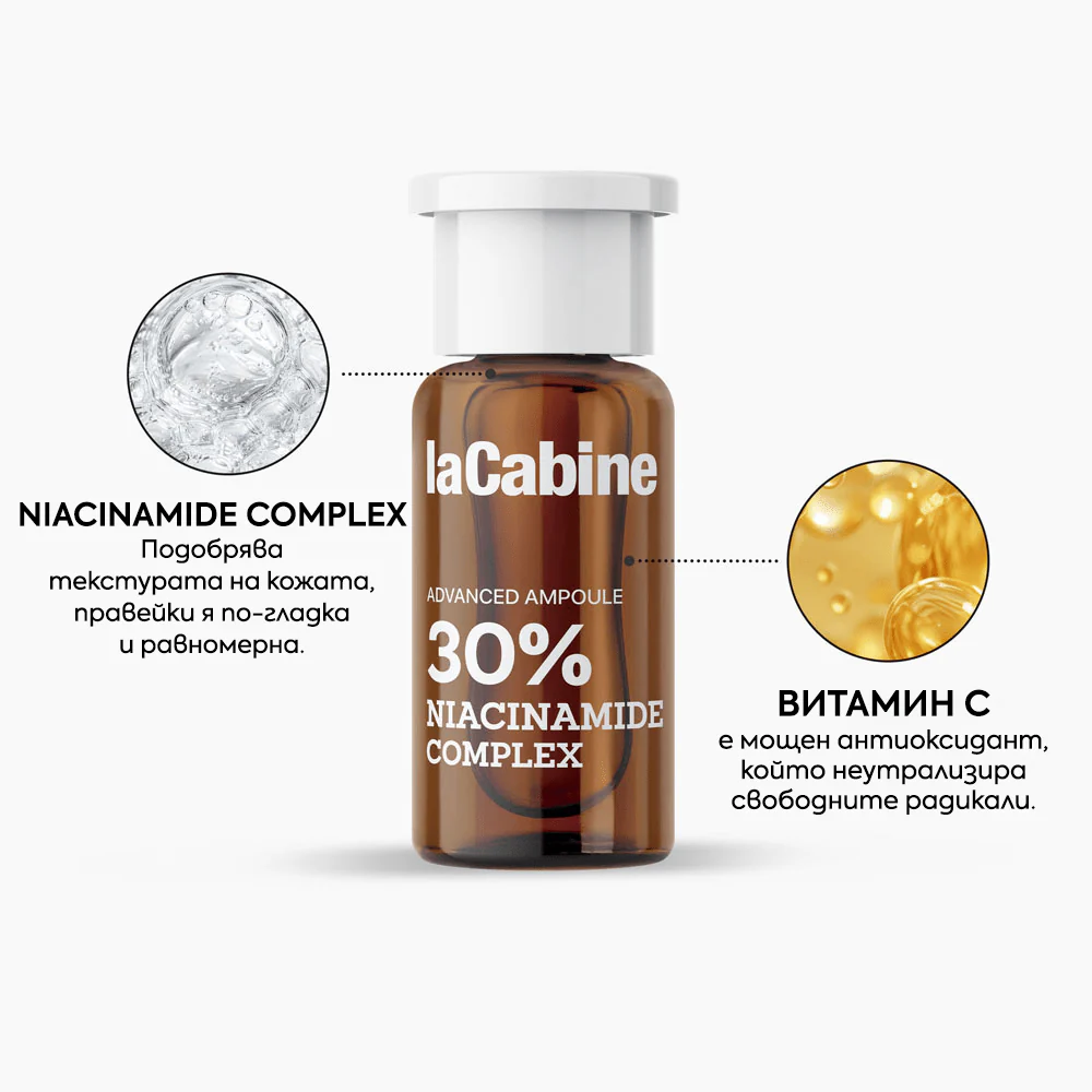 Шок ампула за лице против пигментни петна с 30% ниацинамид комплекс 2 мл - Image 2