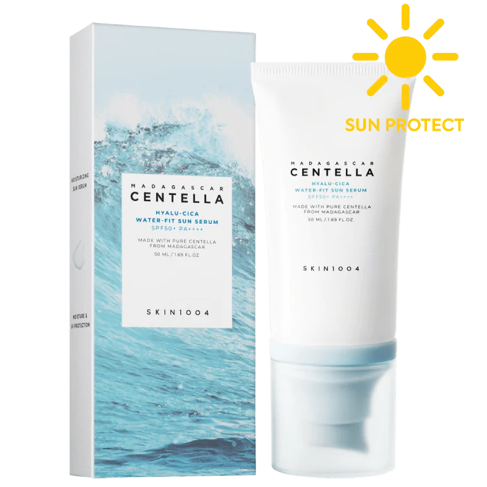 Слънцезащитен крем SPF50+ с азиатска центела и хиалуронова киселина 50 мл - Image 5