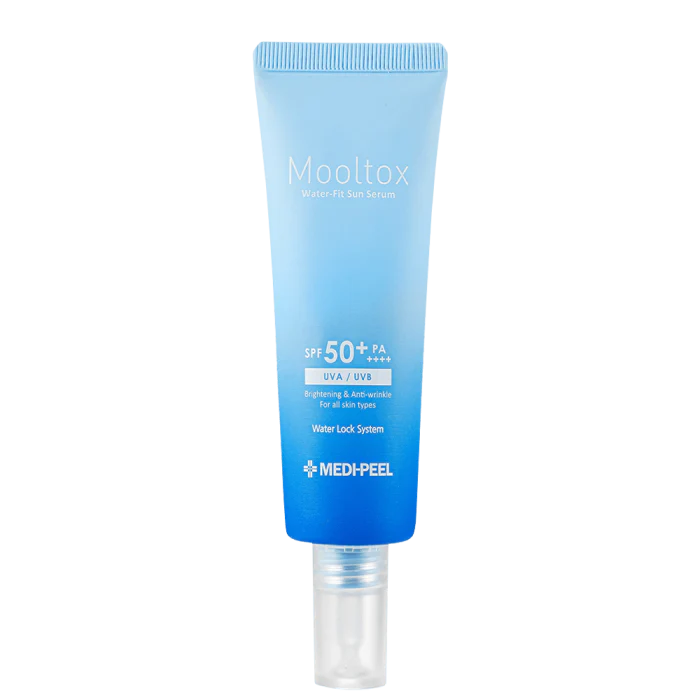 Слънцезащитен серум за лице със SPF50+PA++++, 10 вида хиалуронова киселина и серамиди 50 мл