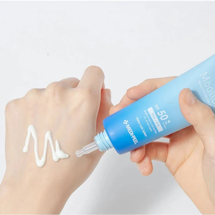 Слънцезащитен серум за лице със SPF50+PA++++, 10 вида хиалуронова киселина и серамиди 50 мл - Image 4
