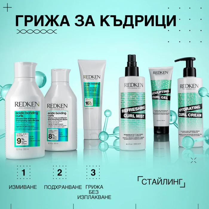 Възстановяваща грижа без изплакване за третирана и увредена къдрава коса 250 мл - Image 14